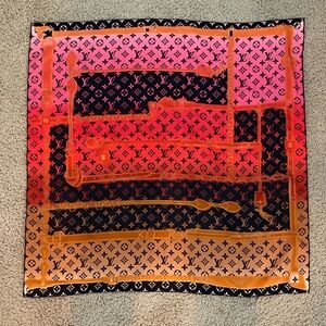 Louis Vuitton Silk Monogram Scarf